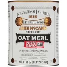 McCann's Irish Oatmeal, Traditional Steel Cut, 28 Ounce 28 (Pack of 6) 