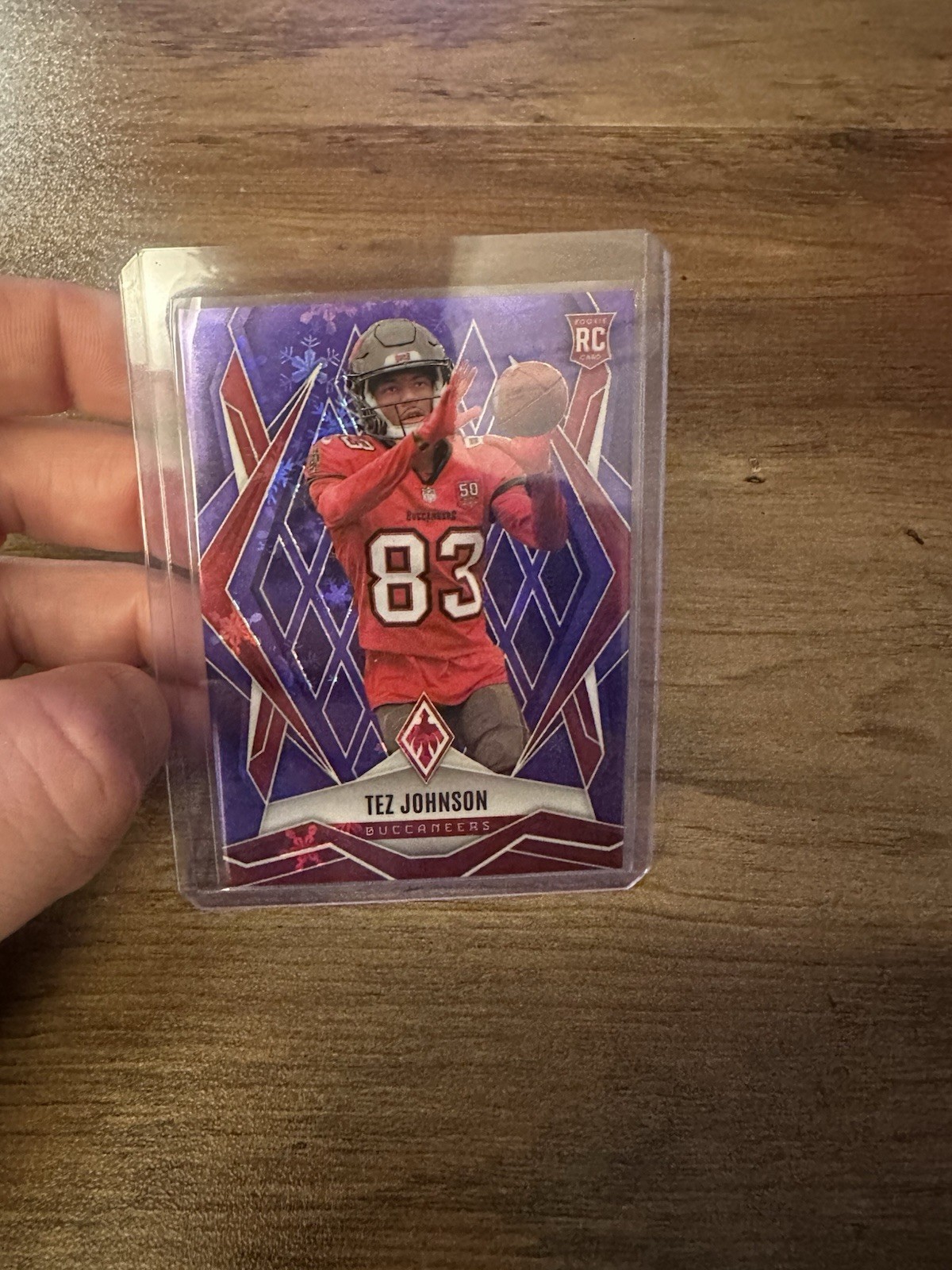 2025 Panini Phoenix - Rookies Tez Johnson #166 Purple Winter /249 (RC)