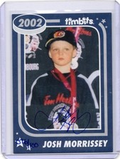 2023-24 Tim Hortons  Redemption Timbits Josh Morrissey 76/100 Auto Winnipeg Jets