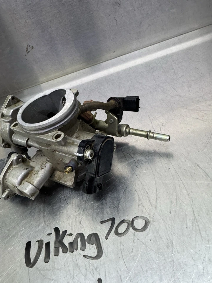 Cuerpo del acelerador Yamaha Viking 700 2014-2020 completo con sensores inyectores Tps Foto 3 de 4