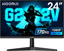 KOORUI 24 Inch Gaming Monitor, 170Hz, Full-Hd 1080P, VA