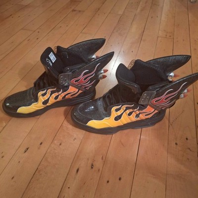 Jeremy Scott x Adidas Wings Flügel Schwarz Metallic