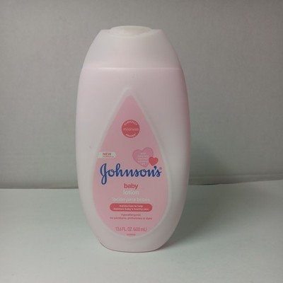 Johnson's Moisturizing Pink Baby Lotion 13.6 Fluid Ounce Half Bottle