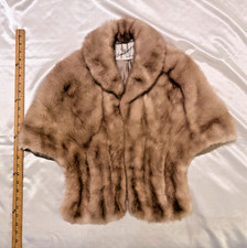 Vintage 70's Satin Lined Genuine Mink Stole