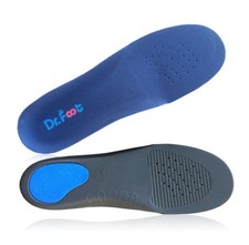 Dr. Foot Full Orthotics Shoe Insoles - Arch Support Inserts Correct Flat Feet...