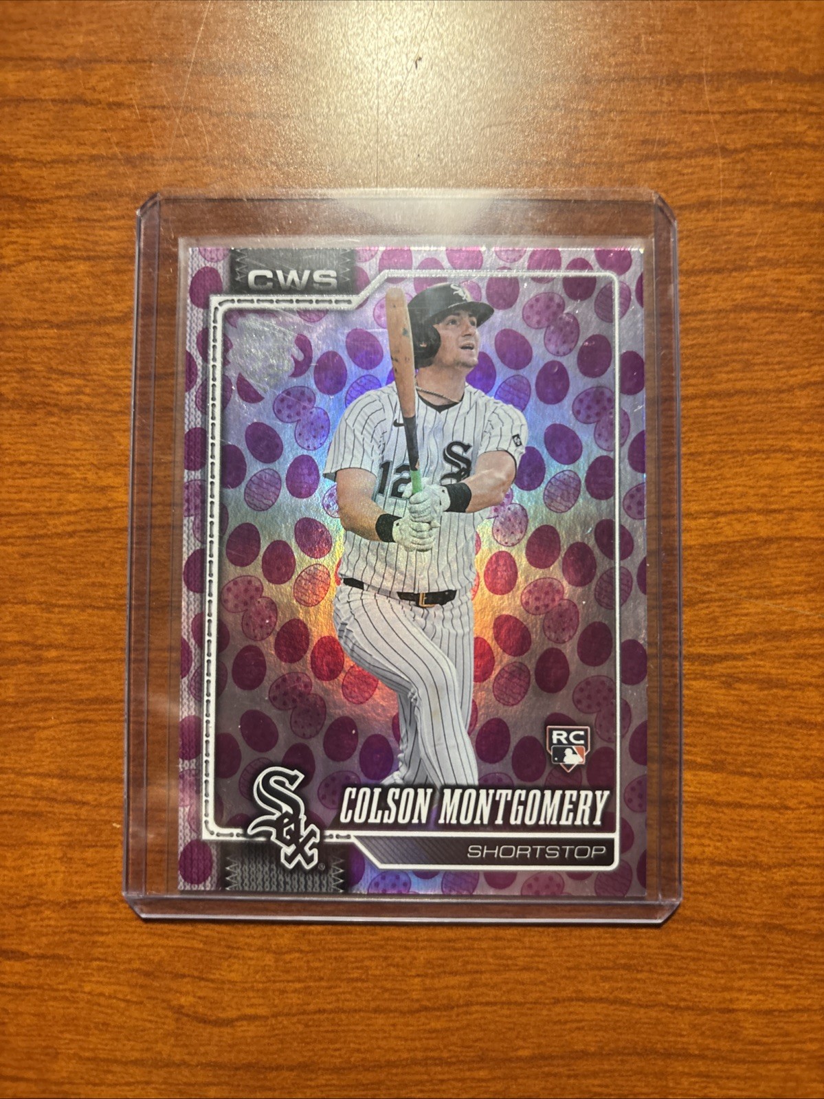 COLSON MONTGOMERY 2026 TOPPS EASTER HOLIDAY #157 RC ROOKIE PURPLE EGGS WHITE SOX
