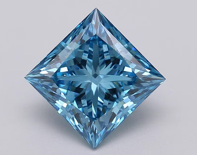 #ad #ad CERTIFIED 1.05 Ct Natural blue priencess Diamond LOOSE VVs 5.5 mm $38.40