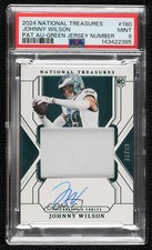 2024 National Treasures 76/99 Johnny Wilson PSA 9 RPA Rookie Patch Auto RC 8d9