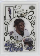 2021 Panini Illusions King of Cards Lamar Jackson #KC-3