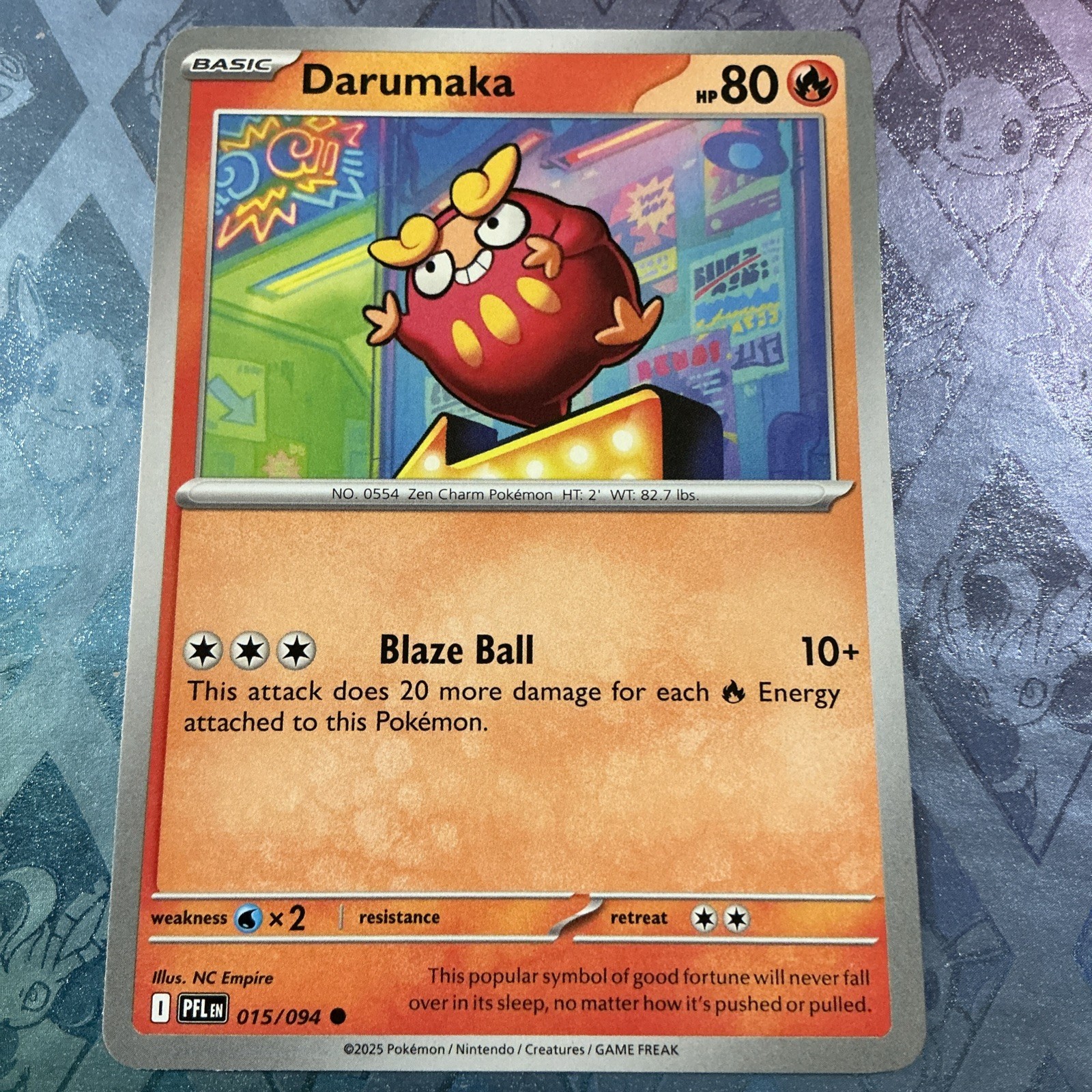 Darumaka Normal Common ME02: Phantasmal Flames - 015/094 NM Pokemon Regular