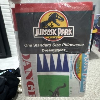 1992 Jurassic Park All Over Print One Standard Size Pillowcase The Bibb Compan