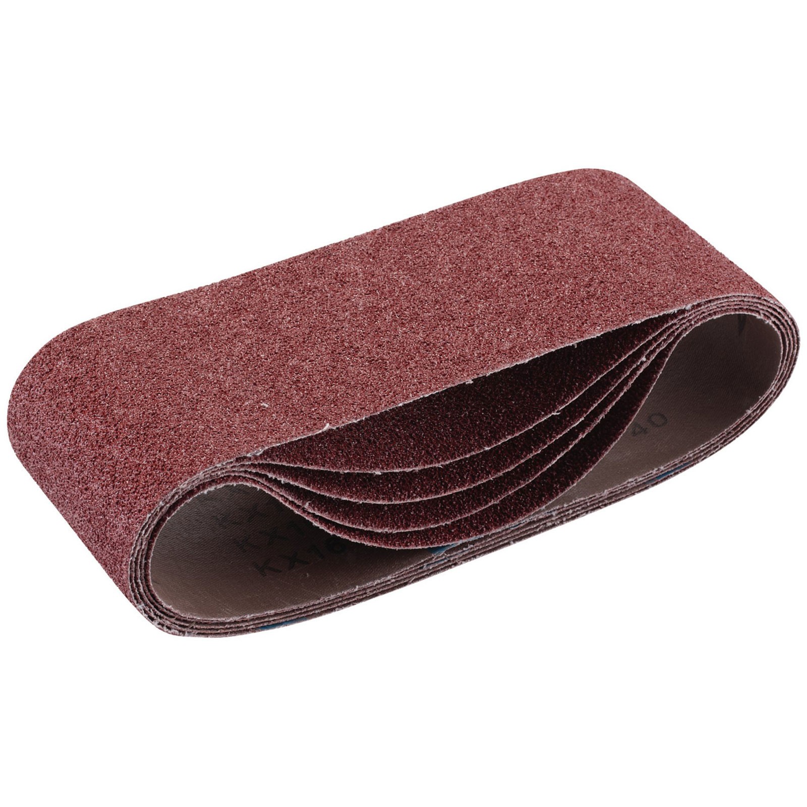 Draper Cloth Sanding Belt, 100 x 610mm, 40 Grit (Pack of 5)