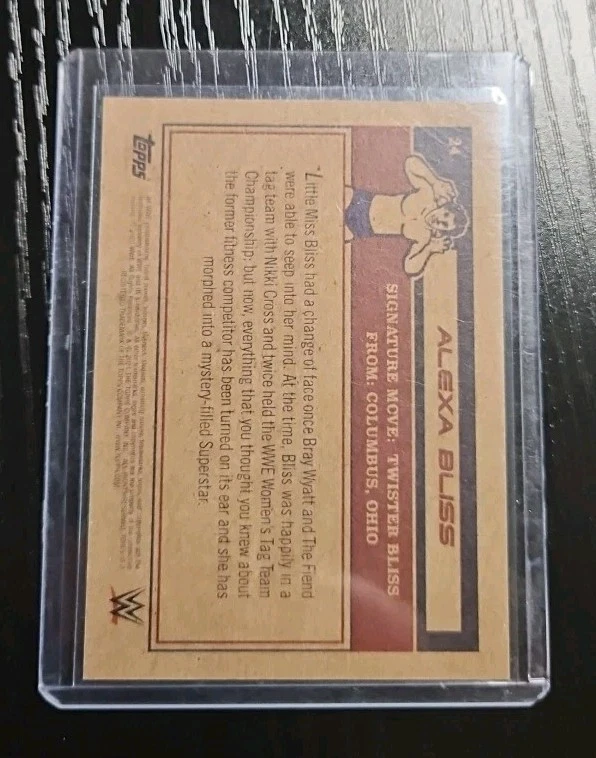 2021 Topps WWE Living Set - Alexa Bliss #24 /1601 - Image 2 of 2