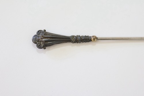 Antique Sterling Silver & Steel Button Hook Chester William Vale & Sons 1919 - Picture 7 of 11