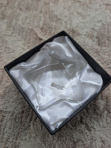 Rosenthal Crystal Star Paperweight w/Original Box