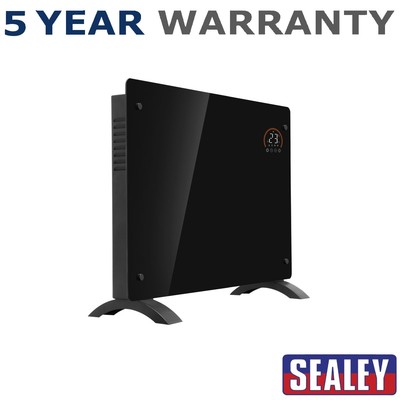 Sealey Baridi Elektrische Glasscheibenheizung 1500W WLAN fähig Schwarz DH137