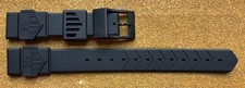 TAG Heuer Formula 1 Black Rubber Strap 18mm   For 90s F1 Midsize Watches.
