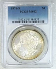 1878-S Morgan Silver Dollar PCGS MS62 Frosty Just Graded New Holder #U342L