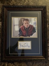 Authentic Photograph of Michael J. Fox as Marty McFly Movie Back to the Future
