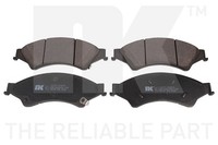 Bremsbelagsatz Scheibenbremse NK 222577 FüR Ranger TKE Ford Ecoblue 4X4 Tdci