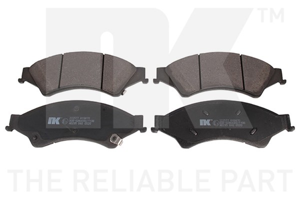 Bremsbelagsatz Scheibenbremse NK 222577 FüR Ranger TKE Ford Ecoblue 4X4 Tdci-image