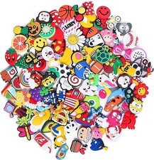 30 60 120 PCS Random Different Clip Shoe Charms for Shoe Decoration Lovely Cool