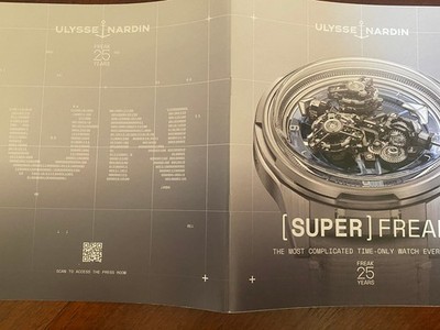 Ulysse Nardin Super Freak 25 Jahre Heft