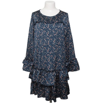 Copo de Nieve, Kleid, Größe: 40, Blau/Mehrfarbig, Polyester/Viskose, Blumen #cRa