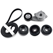 38274 Serpentine Belt Tensioner Kit with idler pulley Compatible with Ford Ex...