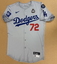 ROBERT Van SCOYOC #72 Team Issued 11/13/24 DODGERS Gray ROAD WORLD SERIES JERSEY