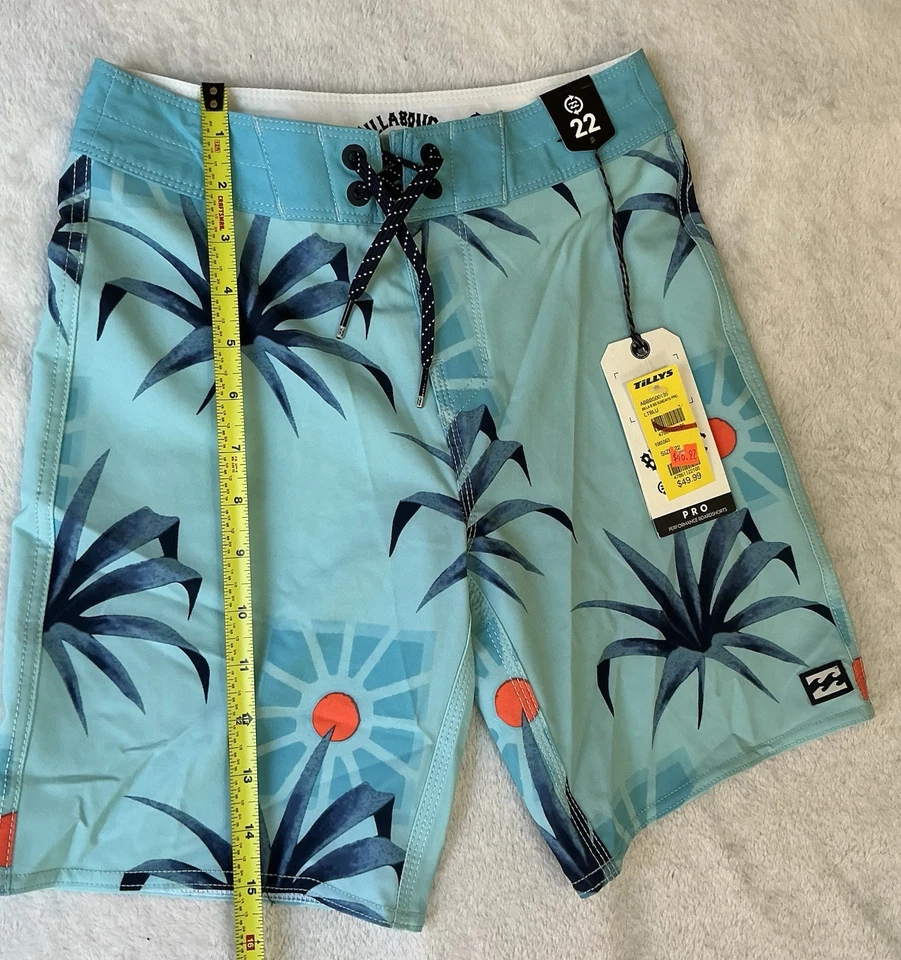 Pantalones cortos de natación Billabong Pro Performance Board para niños, talla 22, nuevos con etiquetas Foto 2 de 4