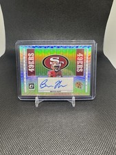 2025 Panini Optic Hashmarks Auto 49ers Bryce Huff HM-BH (AU) San FranciscoEagles