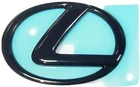FITS LEXUS IS500 PEARL BLACK EMBLEM W ALIGN PINS REAR TRUNK 2022 2023