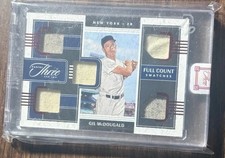 Panini Three and Two  Swatches Gil McDougald Red /6 Yankees 2022-Game worn