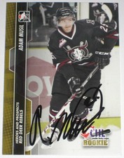 ADAM MUSIL SIGNED 13-14 ITG PROSPECTS ROOKIE CARD AUTOGRAPH AUTO!!!. rookie card picture