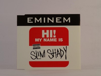 EMINEM HI! MY NAME IS SLIM SHADY (I71) 3 Track CD Single including Picture Sleev