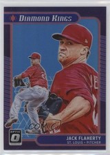 2021 Donruss Optic Diamond Kings Carolina Blue Prizm 40/50 Jack Flaherty #22 0q3