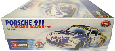 Porsche 911 Carrera Racing 1993 Mobil 1 1/24 Burago Diecast Model