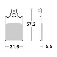 Bremsscheiben SBS 607 HF Malaguti F12 Phantom LC 50 1994 1998