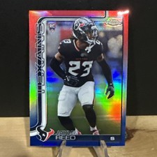 2025 Topps Chrome - Jaylen Reed - Red White & Blue Refractor RC #374 Texans