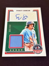 2022 Stars & Stripes Everett Johnson RELIC AUTO #280/399  OF/NCST  🔥🔥🔥