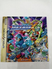 Capcom Rockman X3 Sega Saturn Game Used Disk Scratch