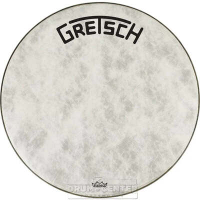 Gretsch Permatone Fiberskyn Bass Drumhead 20'' w/Broadkaster Logo