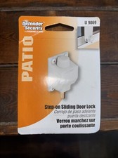 Prime-Line Foot Operated Sliding Patio Door Lock White 5/16" U 9869