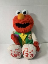 Sesame Street 2011 Getting Ready for School Elmo Talking 16 Plush TESTED/WORKS