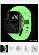 NOMAD Apple Watch Sport Strap Glow 1.0 White/ 45/49mm /SOLD OUT. Factory Sealed