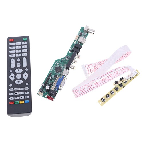 T.V53.03 Universal LCD TV Controller Driver Board V53 analog TV motherboardJ-wf - Photo 11/15