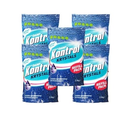 Kontrol Moisture Trap Damp Absorber Refill Crystals 2.5kg Krystals Pack X 2 | UK - View #7