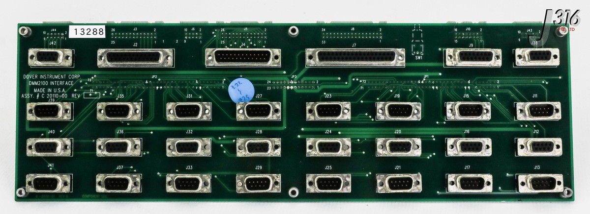Toa 13288 DOVER INSTRUMENT PCB, DMM2100 INTERFACE BOARD C-20110-00 | eBay