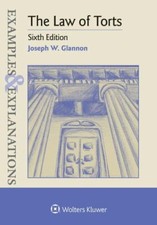 Examples and Explanations: the Law of Torts S...